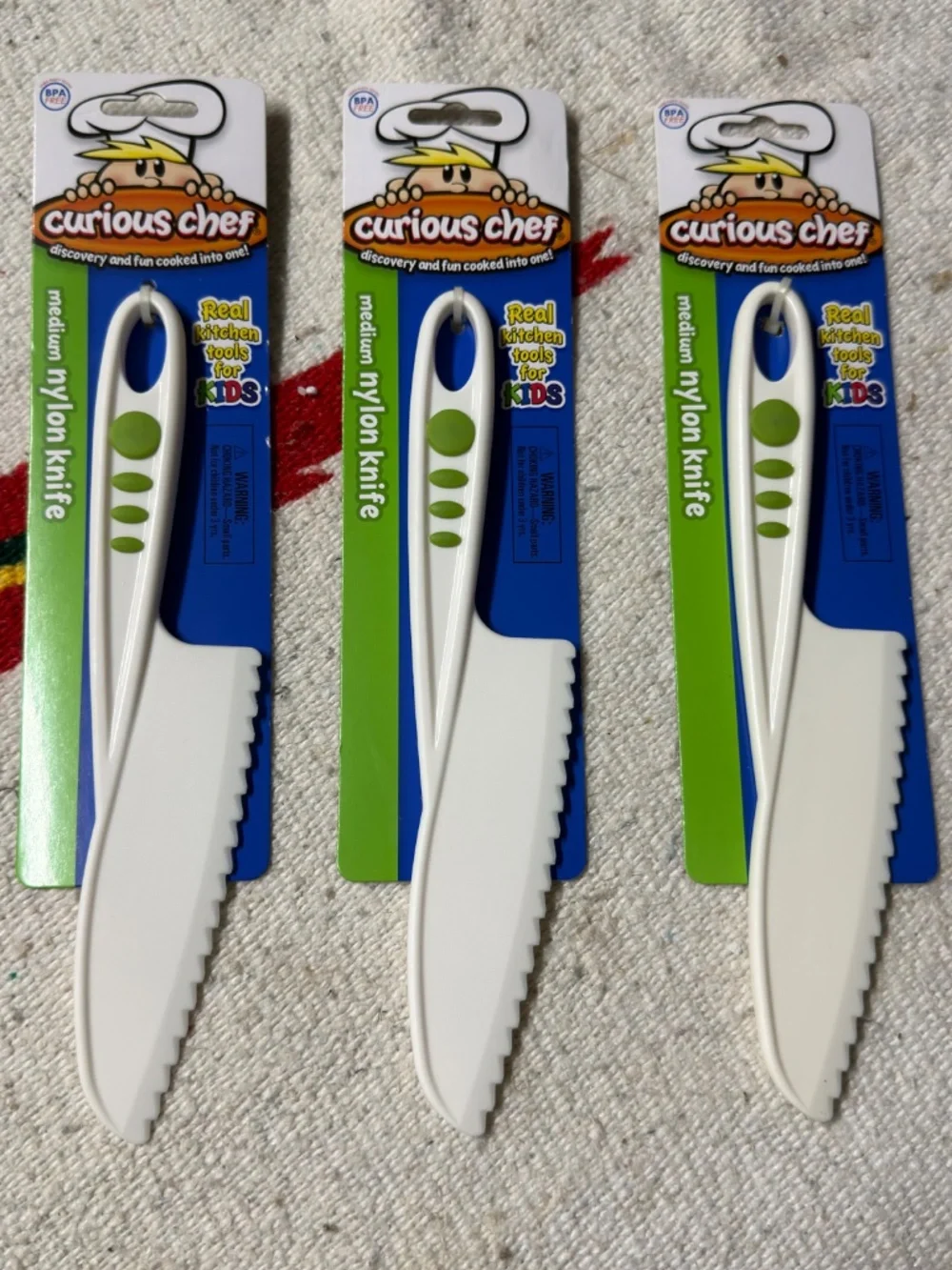 Curious Chef Kid Safe Kitchen Knife Set - 13 total knives